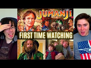 REACTING to *Jumanji (1995)* IT'S SO GOOD!! (First Time Watching) Classic Movies