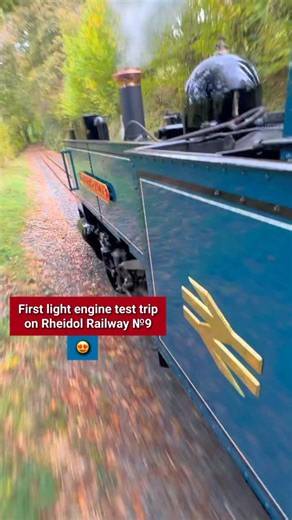 Tim Dunn on Instagram: "First sight of British Rail blue up @rheidolrailway in 40+ years! I had the privilege of joining Ted & Tom, engineering crew at Vale of Rheidol Railway, on the footplate as we took No.9 up the line to Capel Bangor on a test light engine trip just after its successful steam test. Freshly outshopped in BR lined blue, this machine not only sang like a Swindon-built sewing machine but cut a stunning sight through the landscape. Blue, red and black looks *fantastic*. I never t