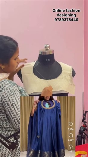 Amirtha on Instagram: "New model Neck pattern/ online fashion designing/ Now join friends/ Special discount for all course/ Diploma course"