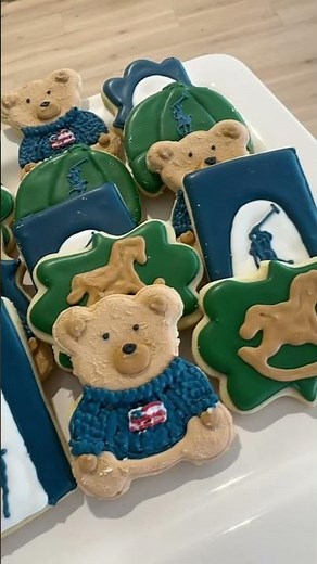 Ralph Lauren inspired preppy bear baby shower that's actually stunning #babyshower #babyshowerinspo