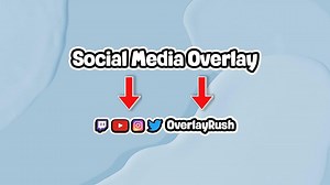 Standout Social Media Overlay Pack for Twitch, Youtube, Instagram & X – Eye-catching, Customizable Stream Graphics - Etsy