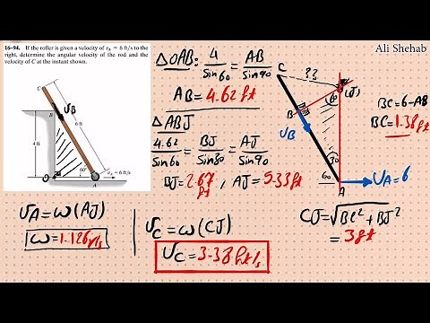 Dynamics of Rigid Body | Part.2 - Kinematics - General Motion (Velocity & Acceleration & I.C.)
