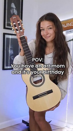 We can’t get over how adorable this DIY guitar is! 🎸💖@ge.is.drawing created it for her kid using Ohuhu Direct-Ink Acrylic Paint Pens, and the colors look absolutely magical. ✨ Reposting because this sweet project made our whole day! 💕 #Ohuhu #OhuhuArt #OhuhuPaintPens #OhuhuAcrylic #DIYGifts | Ohuhuart