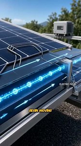 How a Solar Panel Generates Electricity. #electric #shorts #howitworks