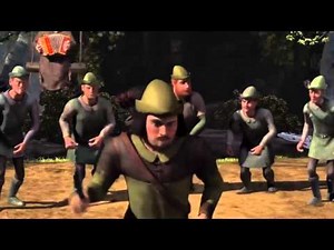 Shrek Fiona fights Hood