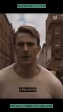 Captain America First Fight With Hydra Agent | Captain America Transformation| By Digital Vicky