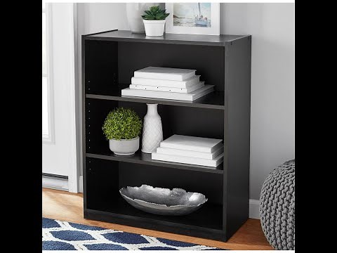 Mainstays 3-Shelf Bookcase Guided Assembly