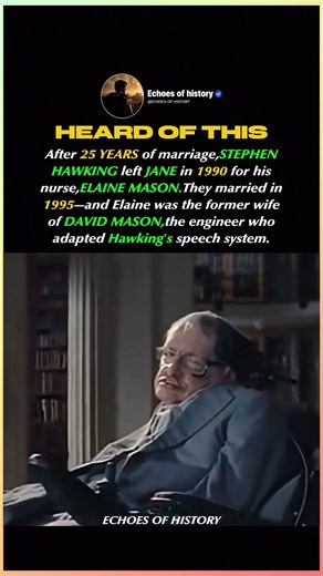 Hawking’s Unusual Love Story #history #facts