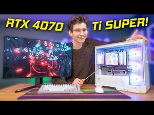 The RTX 4070 Ti Super Gaming PC Build! 🥰 MSI Project Zero, Ryzen 7700, Benchmarks | AD