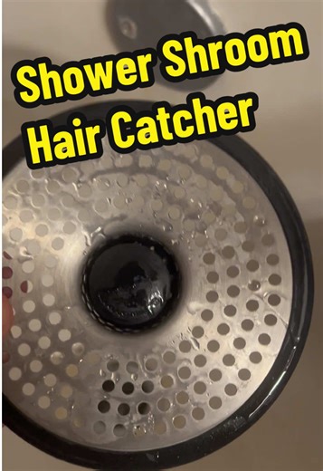 Shower Shroom Hair Drain Catcher #showerdrain #haircatcher #holidayhaul #cloggeddrain #drainprotector @TubShroom