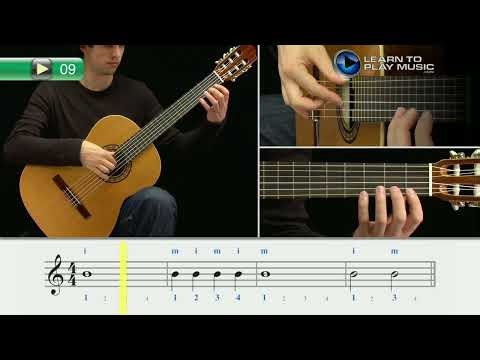 Ex009 - Classical Guitar Method for Young Beginners - Book 1 - Backing Mix