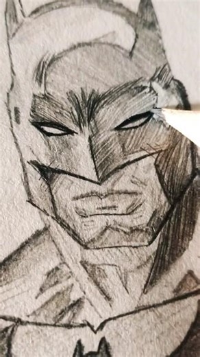 Realistic Batman Sketch 😱🔥 | Dark Knight Drawing Tutorial