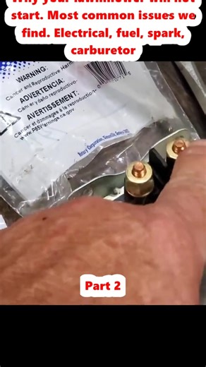 Why your lawnmower will not start. Most common issues we find. Electrical, fuel, spark, carburetor (2) | Raley's Small Engine