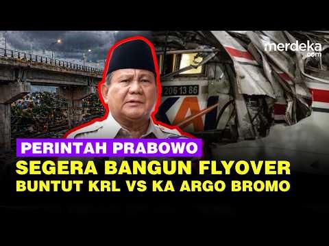 Perintah Prabowo Bangun Flyover Buntut Kecelakaan Maut Kereta di Bekasi Itu Sangat Mendesak!