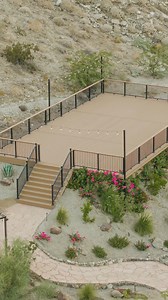 8K views · 61 reactions | A strong foundation is key for any outdoor space, especially a large yoga deck in a harsh desert climate. Enter TimberTech Aluminum Framing. Discover the benefits that make it the best sub-structure choice for your deck: https://bit.ly/3zcPRuw Decking: Vintage Collection - Weathered Teak Railing: Impression Rail Express - Drink Rail - Black Builder: Stone Ridge Decking | TimberTech | Facebook