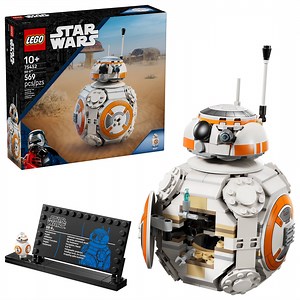 LEGO Star Wars BB-8 Astromech Droid Building Toy for Boys & Girls - Play & Display Building Kit W/Spinning Head Action & Burner Arm for Kids & Fans, Ages 10 - Gift Idea for Birthdays - 75452