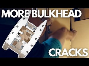 Kicking Walls & Breaking Cabins to Find More CRACKED BULKHEADS On My Lagoon 450