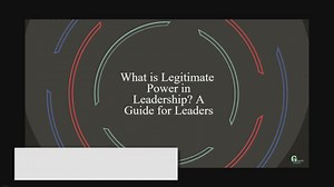 What is Legitimate Power in Leadership? A Guide for Leaders
