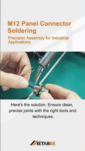 M12 Panel Connector Soldering Guide – Step-by-Step Instructions for a Perfect Connection