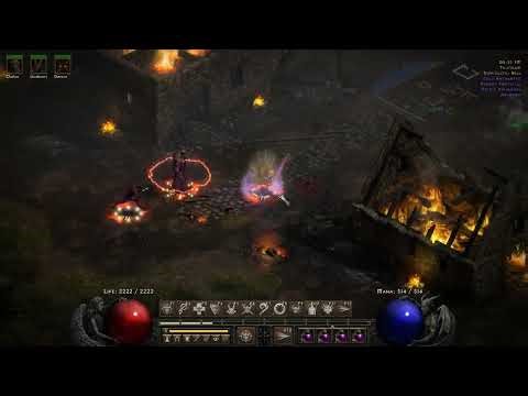 Diablo 2 Resurrected | Echoing Strike Warlock vs Uber Tristram