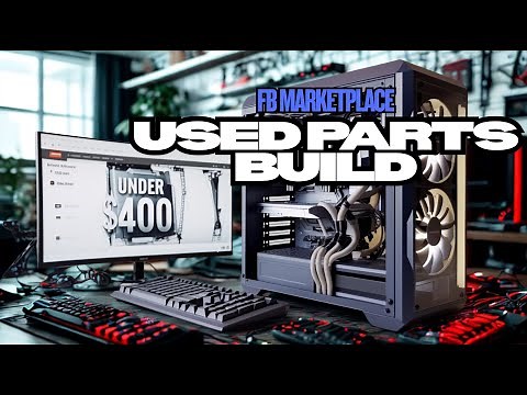 Building a $400 Gaming PC Using ONLY Facebook Marketplace Parts! (Budget Build Challenge)