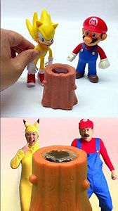 SUPER MARIO BROTHERS VS Mario cute & Sonic Toys Fun ASMR VIDEO #toys #humor #mario