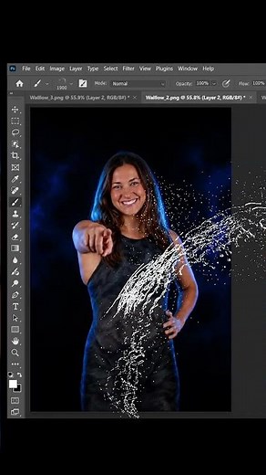 Realistic Water Splash Brush for Photoshop 💦 | Sports Photo Editing Made Easy