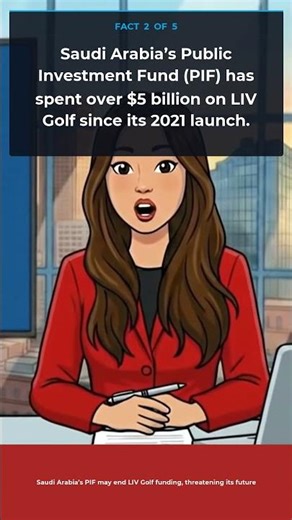 Saudi Arabia’s PIF may end LIV Golf funding, threatening its future | Media Fact Checker #Shorts