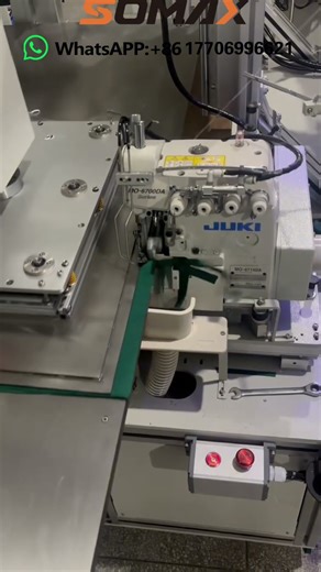 How a unmanned Tshirt production workstation operate #foryou #automatic #clothing #sewing #overlock