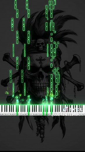 He’s a Pirate #piano #pianotutorial #pianomusic #foryourpage #fouryou #easypiano