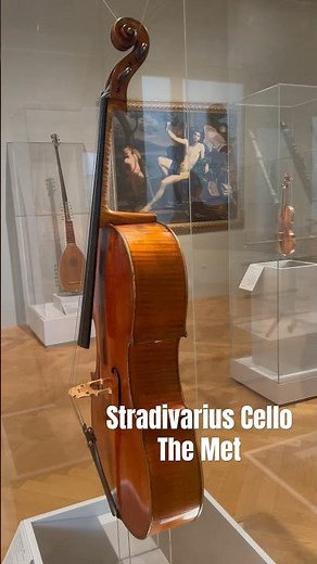 The Batta-Piatigorsky cello by Antonio Stradivari 1714 at the Metropolitan Museum of Art NYC