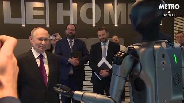Putin stonefaced when AI-powered robot dances for him days after other stumbles