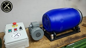 1.3M views · 2.3K reactions | I need a tumbler for the current restoration project on the main channel. The parts are quite big, that's why the tumbler itself needs to be bigger. I found a 25 liter barrel in the hardware store and I built a complete rotary tumbler around it. I hope you like my work and the video. | my mechanics | Facebook
