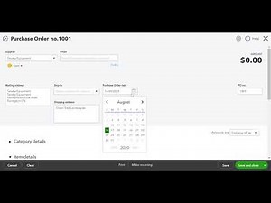 Student Tutorials Chapter 10: Purchase and Receive Inventory on Purchase Order