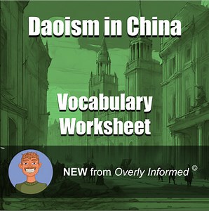 Daoism in China Vocabulary Worksheet