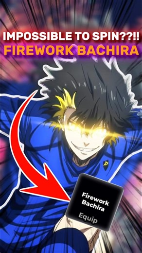 Impossible to spin Firework Bachira 💀🥀#robloxshorts #roblox #bluelockrivals #bluelock #donlorenzo