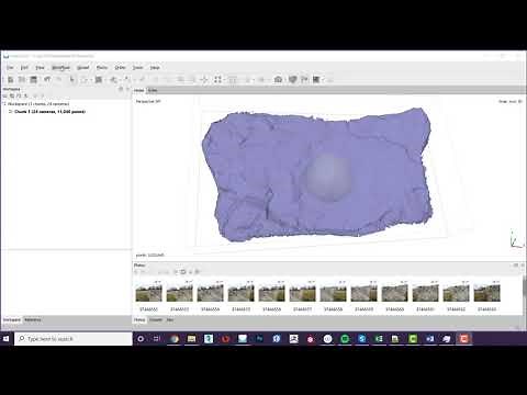 Building and Exporting a Textured Mesh from Agisoft