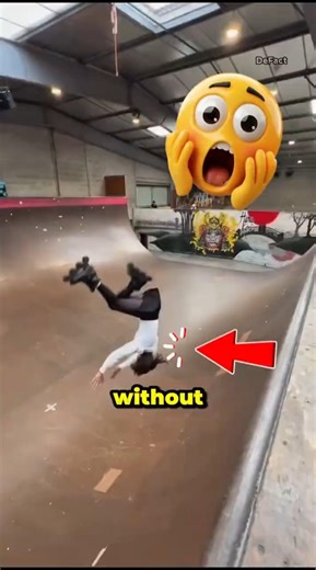 She Tried a Backflip on Skates… This Went WRONG 😳