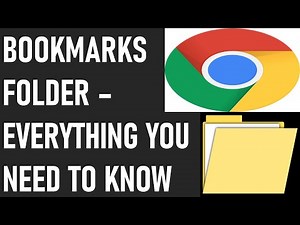 How to Create Bookmarks Folders? | Bookmarks Folder in Chrome | How to Bookmark Website to a Folder?
