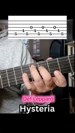 Hysteria by Def Leppard Guitar Tutorial