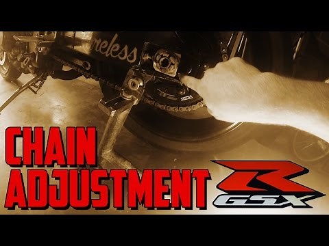 How to Tighten the Chain on a Motorcycle (Suzuki GSXR)