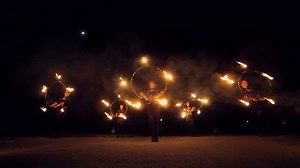 Fire Show Amazing Night Dances Fire Stock Footage Video (100% Royalty-free) 25741511 | Shutterstock
