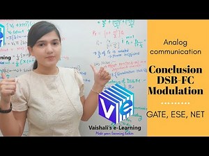 L 12 |Conclusion : Double Side Band Full Carrier Amplitude Modulation | DSB-FC |Analog Communication