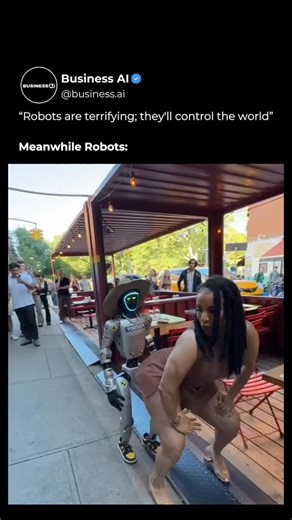 AI • Artificial Intelligence • Tech on Instagram: "For all the fear about machines taking over, moments like these bring everyone back to reality. In the video, a compilation of robot fail clips shows machines stumbling, falling over, bumping into people, and wildly swinging their arms with zero awareness. Instead of flawless domination, it looks more like confusion mixed with slapstick comedy. These scenes are a reminder that while robotics is advancing fast, perfection is still far away. Behin