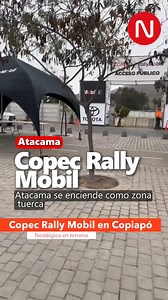 🏁 ¡Histórico! El Copec RallyMobil llega por primera vez a la Región de Atacama 🏜️🚗💨 En sus 25 años de existencia, el campeonato más importante del motorsport nacional pisará por primera vez los áridos y desafiantes terrenos atacameños, en una edición que además celebra los 90 años de Copec como patrocinador. 📍 Con base en Copiapó, la competencia se tomará caminos de arena, gravilla y sol implacable, ¡todo un reto para los pilotos! 👨‍🔧 Podrás ver de cerca a los autos y sus mecánicos en el 
