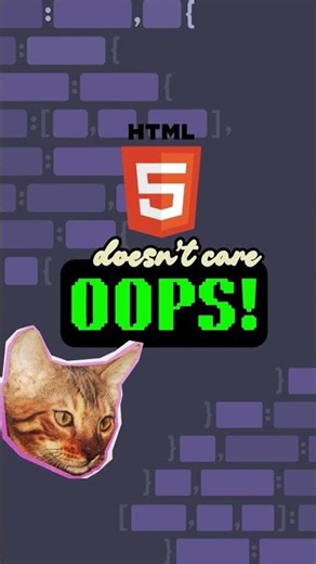 Did you know that HTML doesn't care about mistakes?