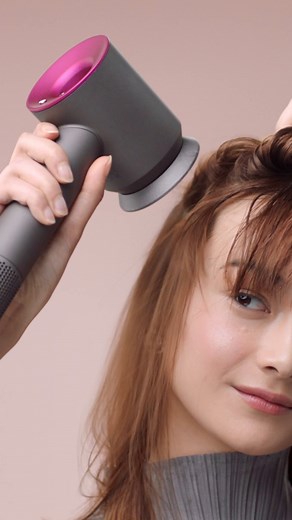 Gently does it. Engineered to diffuse airflow, the Dyson Supersonic™ Gentle air attachment creates a gentle, cooler stream of air that’s kinder to fine hair and sensitive scalps, while still drying hair fast. | Dyson