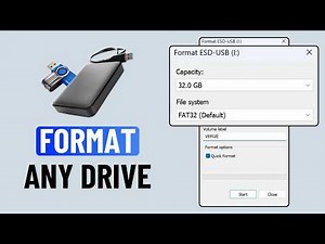 How to Format Any USB Drive to FAT32 Windows 11 | Fix No FAT32 Option
