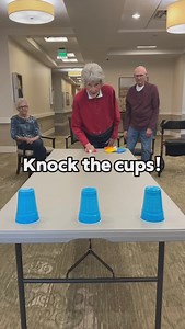 They made this look easy! #games #challenge #handeye #coordination #seniors #seniorcare #assistedliving #community #christiancare #texas | Christian Care Communities & Services: Allen