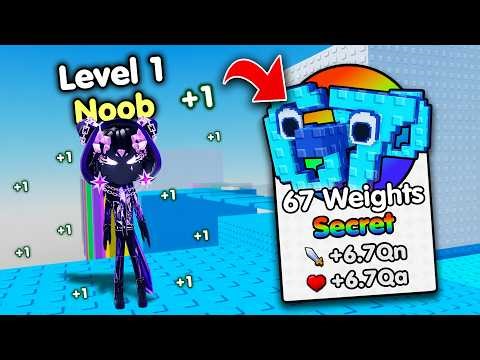 Starting Over as NOOB with OP SECRET in +1 Strength Troll Obby! (Roblox)